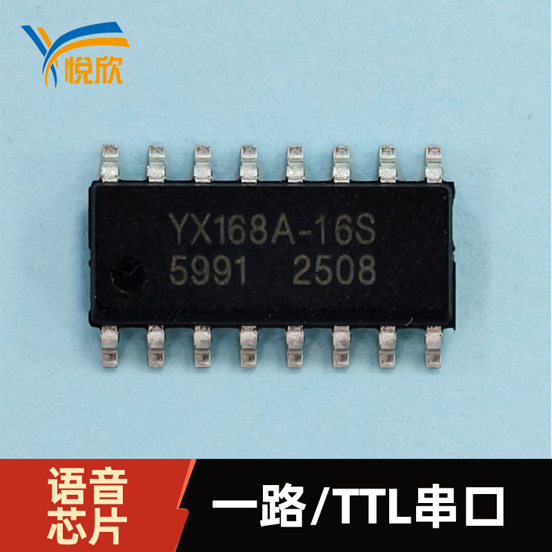 YX168A-16S语音芯片MP3解码IC